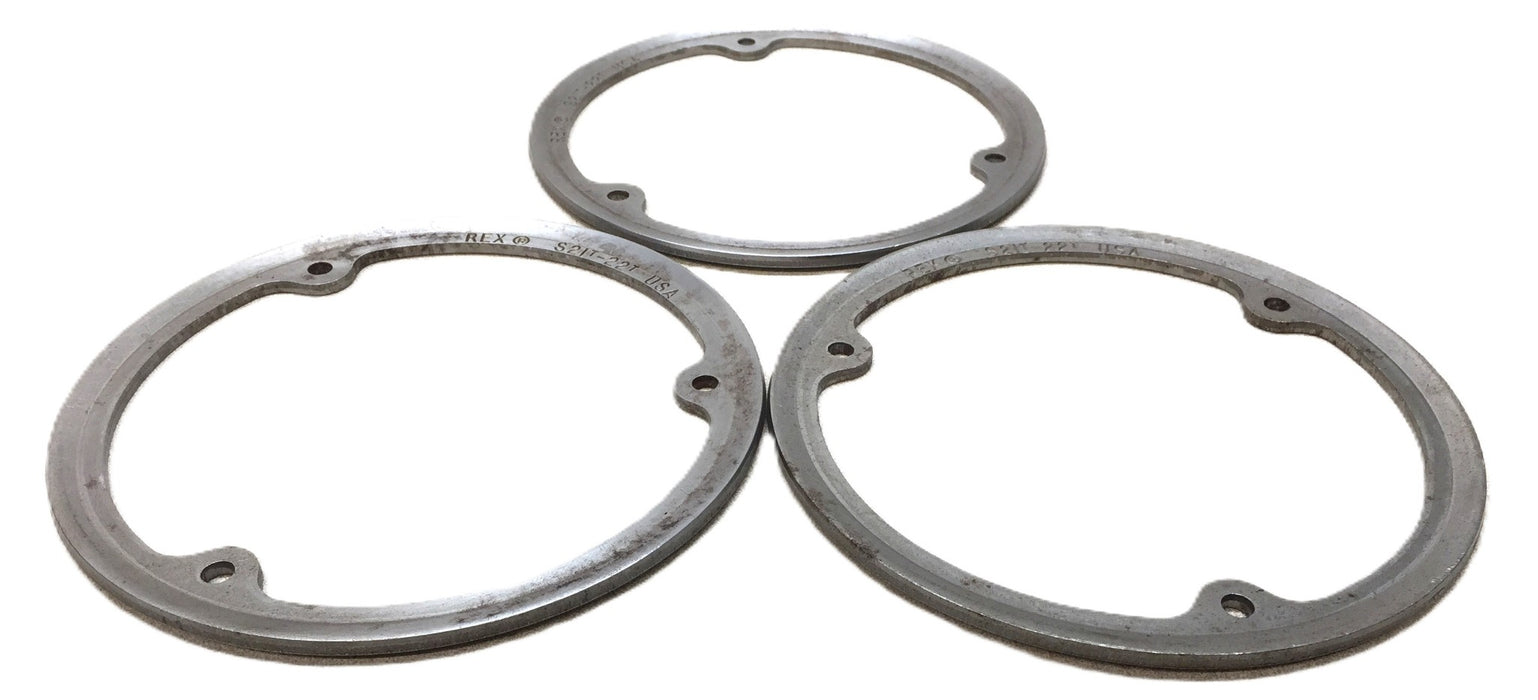 Rexnord Sprocket Guide Ring S21T-22T [Lot of 3] NOS