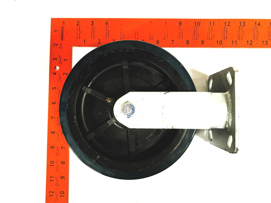 S.C. 8 inch x 2 inch Caster Wheel Assembly 8X2 NOS