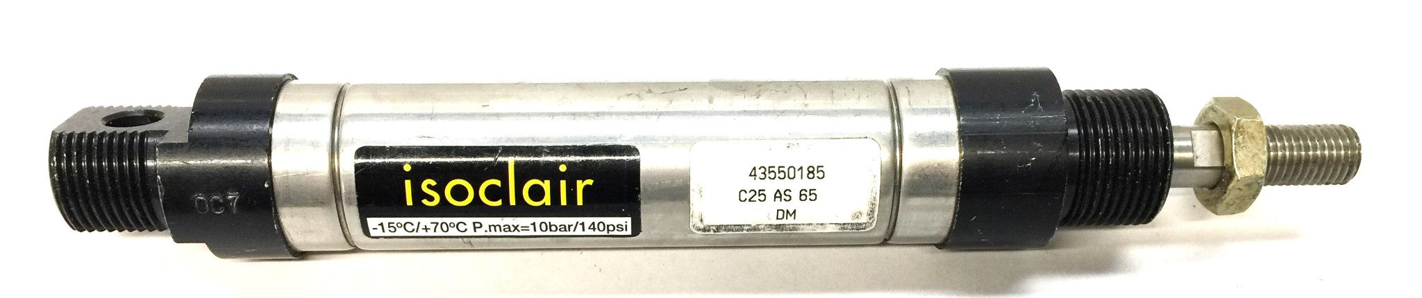 Joucomatic Pneumatic Standard Round Cylinder 43550185 C25 AS 65 DM NOS