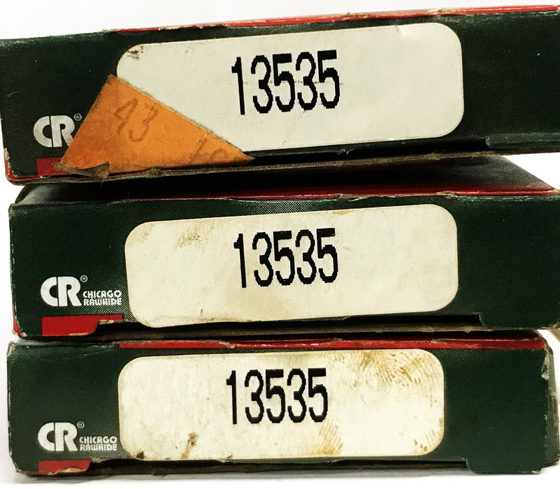 Chicago Rawhide 1-3/8 inch ID Oil Seal 13535 [Lot of 3] NOS