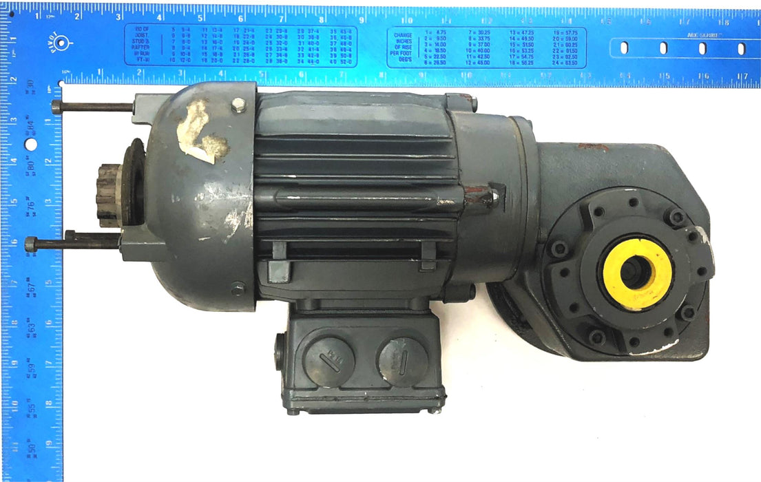 Eberhard Bauer Gear Motor SG1-S4/DK64-163L (1747039-1) USED