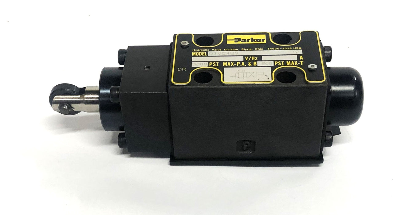 Parker 5000PSI 30 Degree Directional Control Valve D1VC4BV 72 NOS