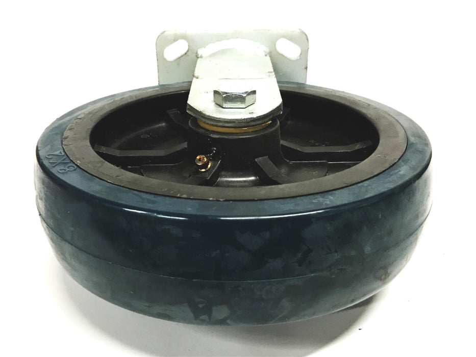S.C. 8 inch x 2 inch Caster Wheel Assembly 8X2 NOS