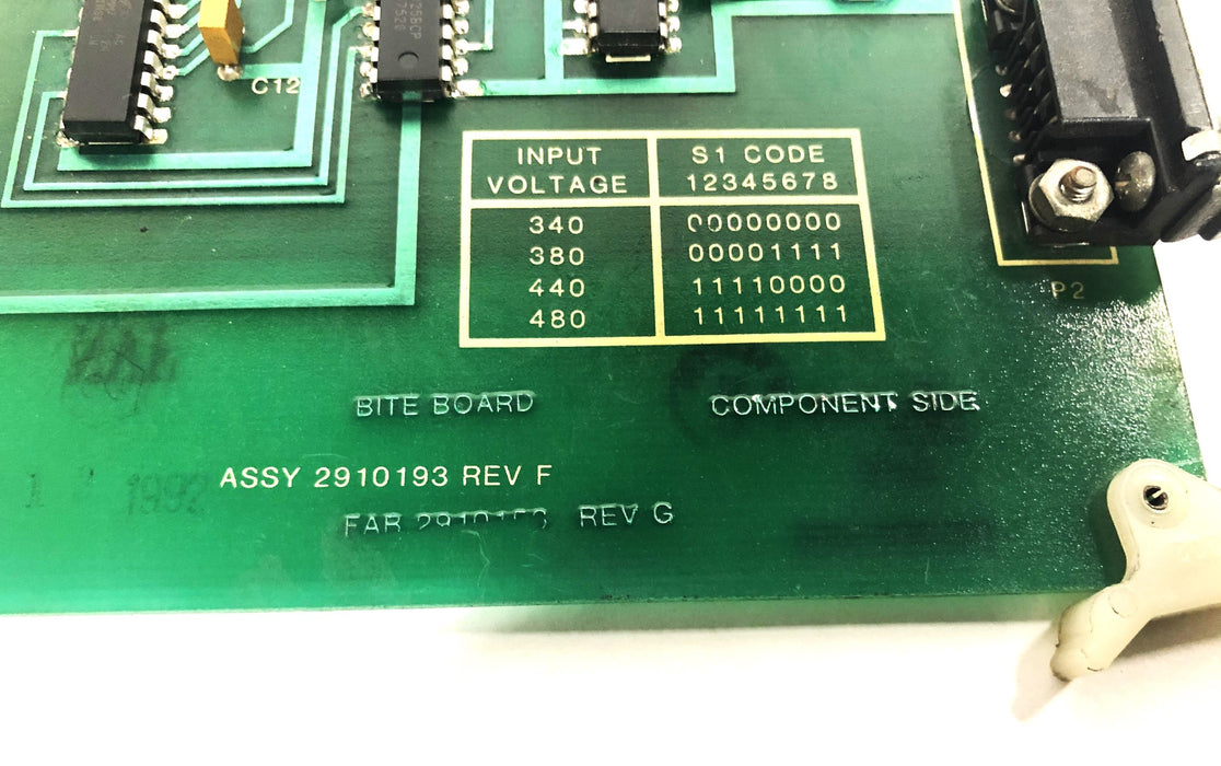 Jetway Systems JETPOWER REV F Bite Board 2910193 USED