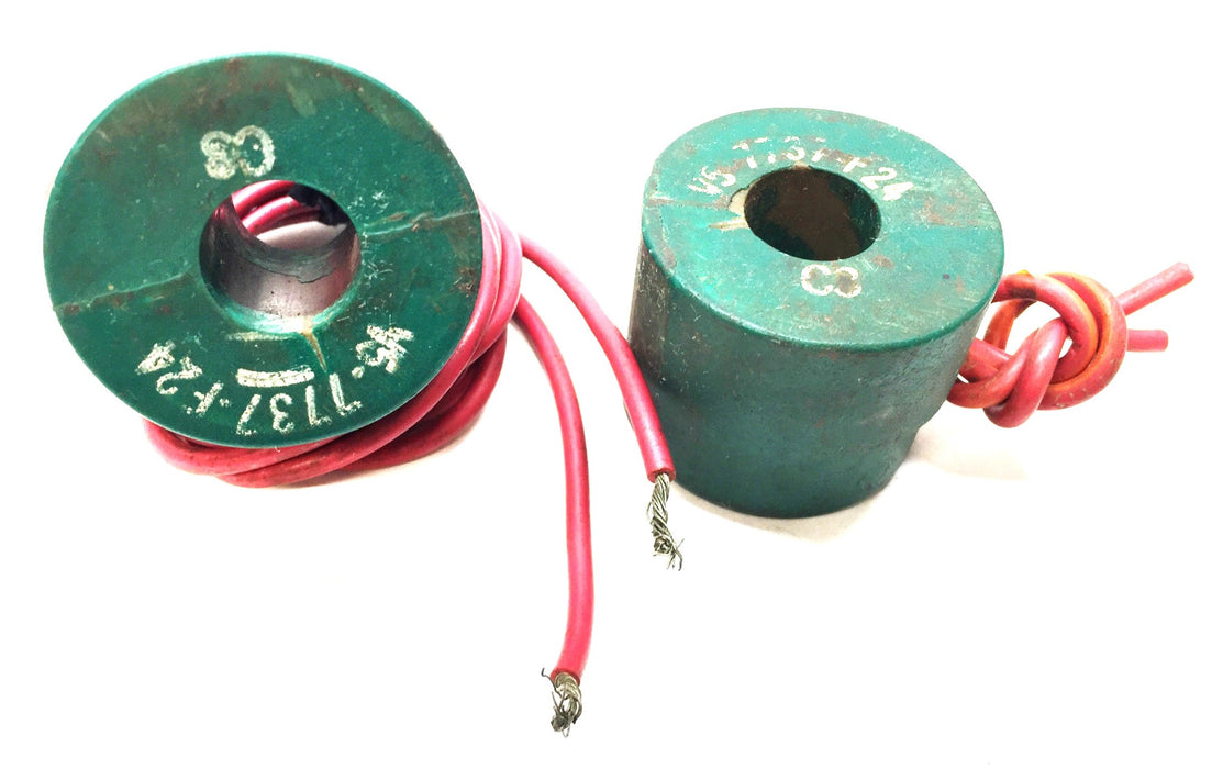 Unbranded Solenoid Valve Coil V5-7737-F24 [Lot of 2] NOS