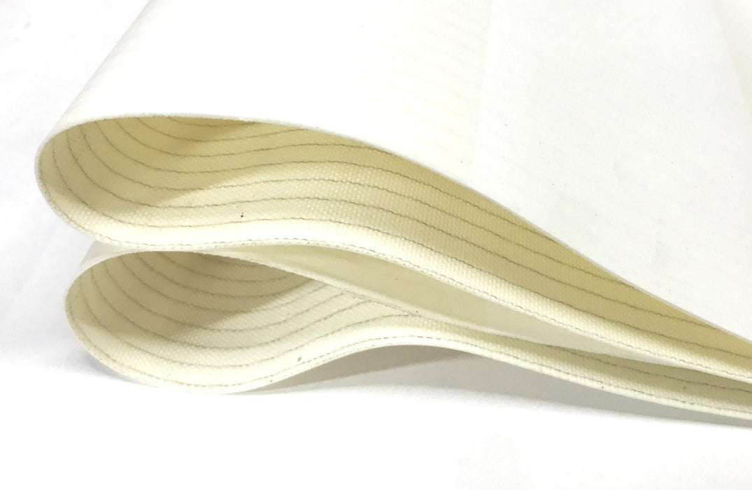 Unbranded Closed White Food Conveyor Belt 15-3/8 x 52 [Lot of 2] NOS