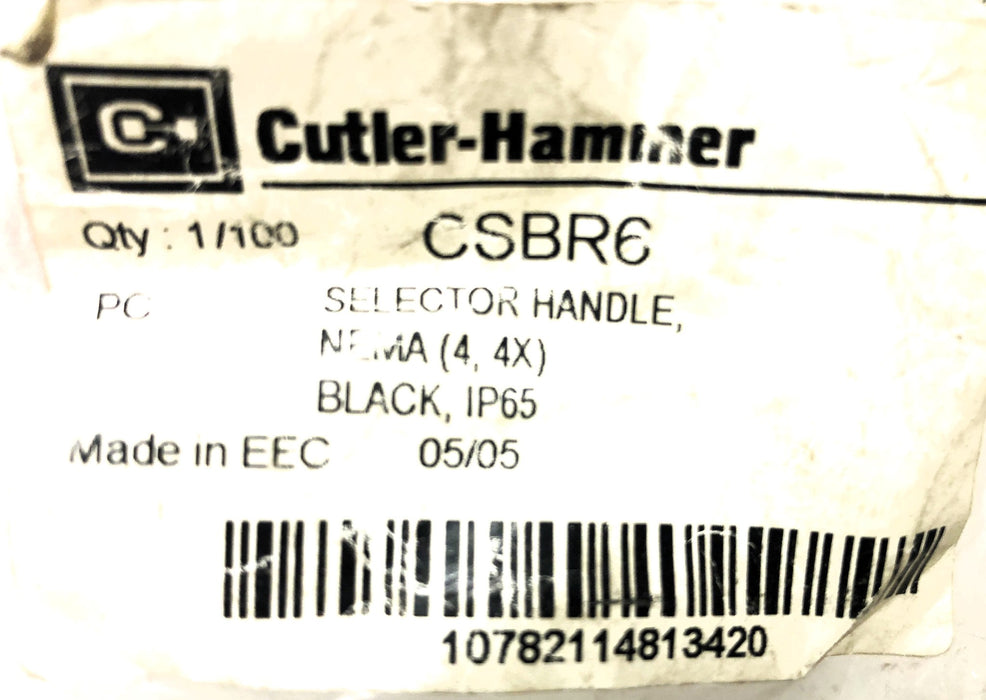Eaton Cutler-Hammer Selector Switch CSBR6 [Lot of 3] NOS