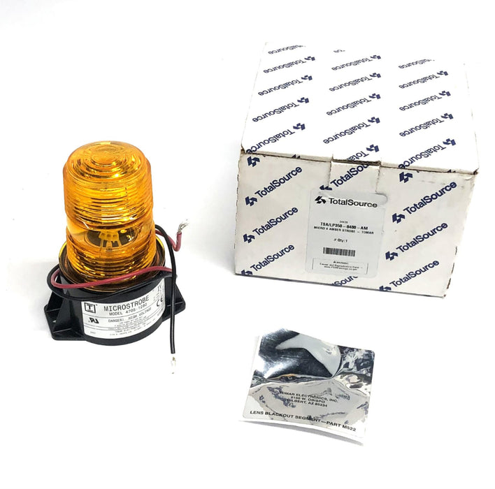 Tomar Micro 12-80VDC/16-24VAC Amber Strobe 470S-1280 NOS