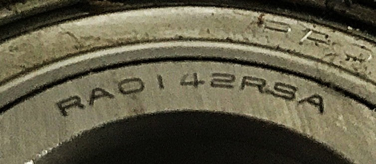 Koyo Metal Shielded Insert Ball Bearing (No Collar) RA0142RSA [Lot of 3} NOS