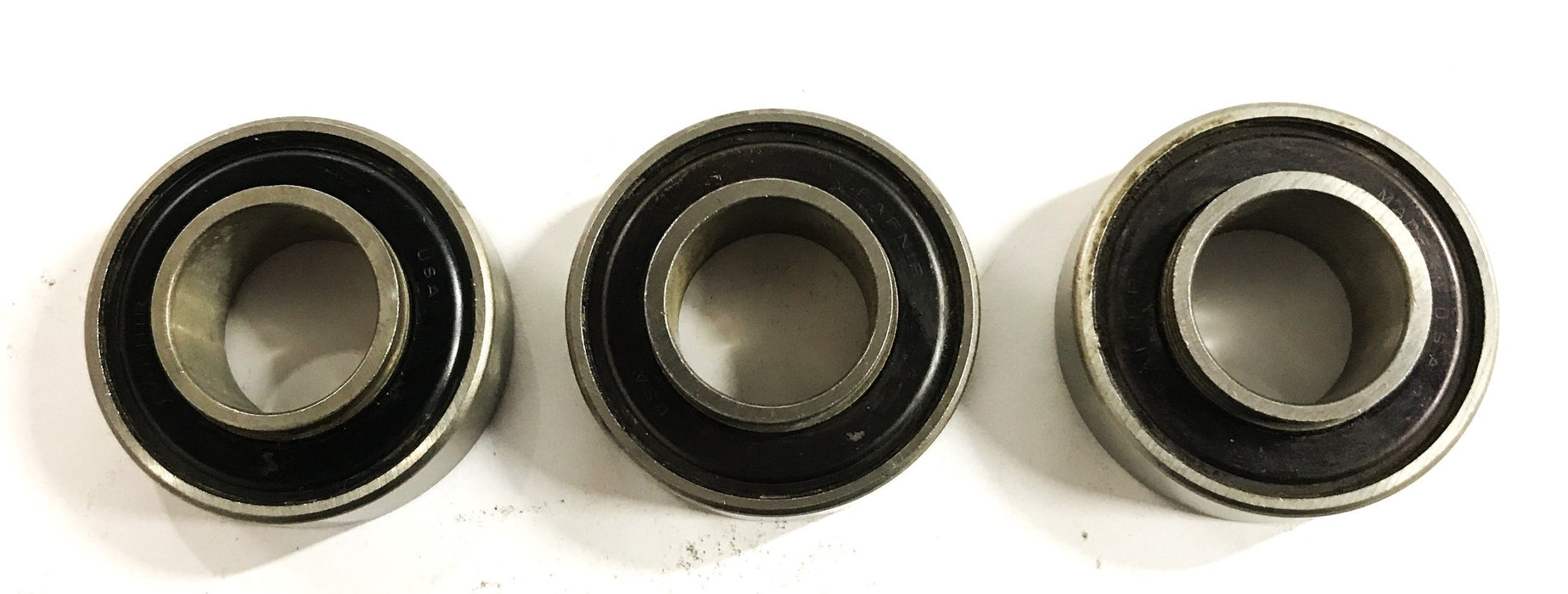 Fafnir Rubber Shielded Insert Ball Bearing without Collar RS100 [Lot of 3] NOS