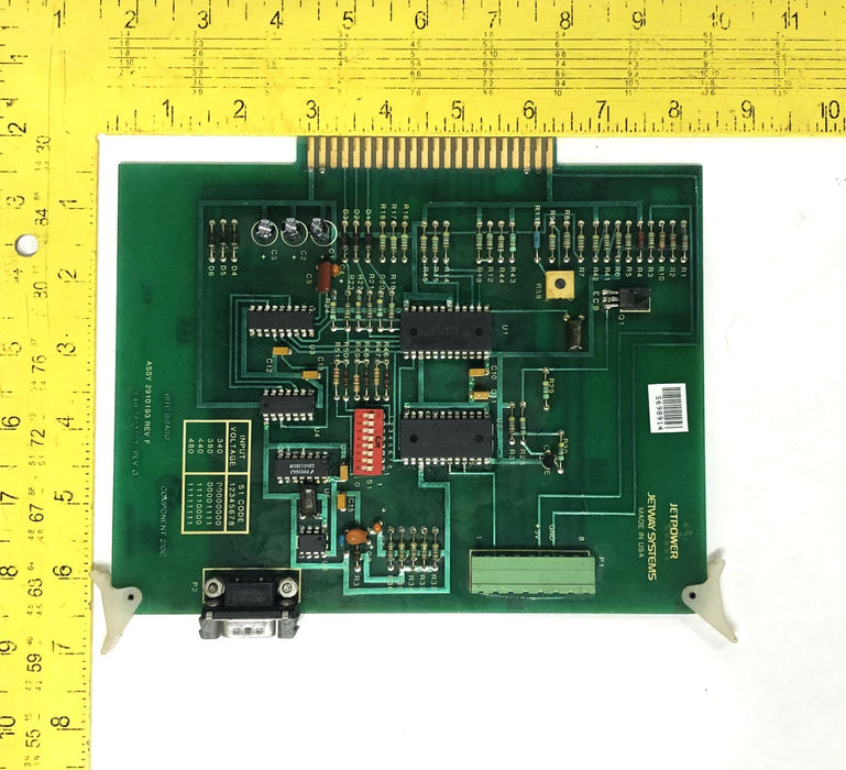 Jetway Systems JETPOWER REV F Bite Board 2910193 USED