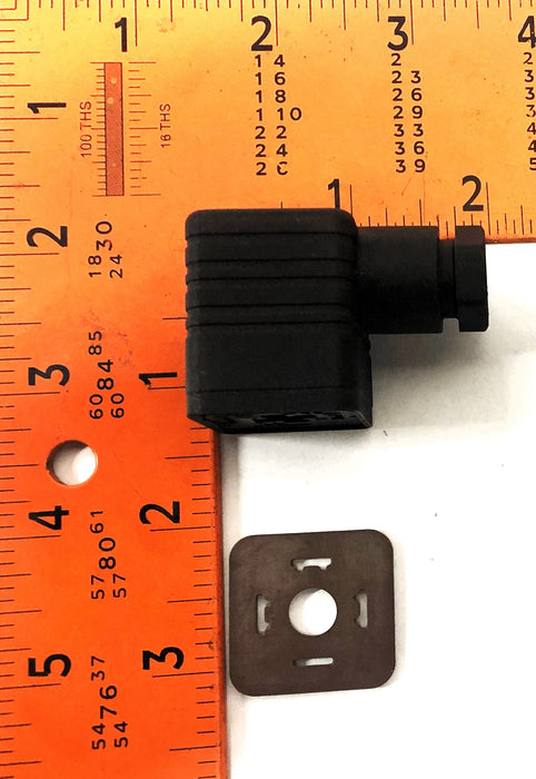 Hirschmann Solenoid Valve Connector B12-GDM [Lot of 2] NOS