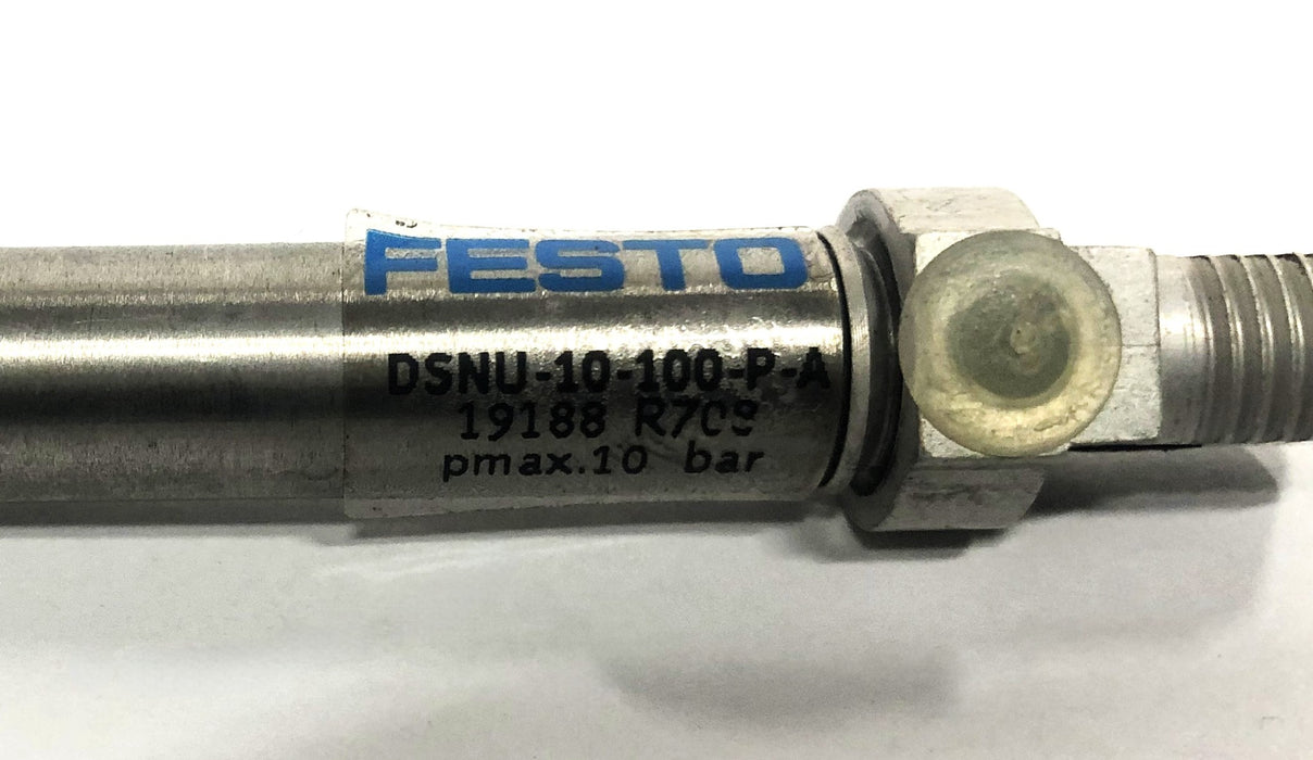 Festo 19188 R708 pmax.10bar Cylinder DSNU-10-100-P-A NOS
