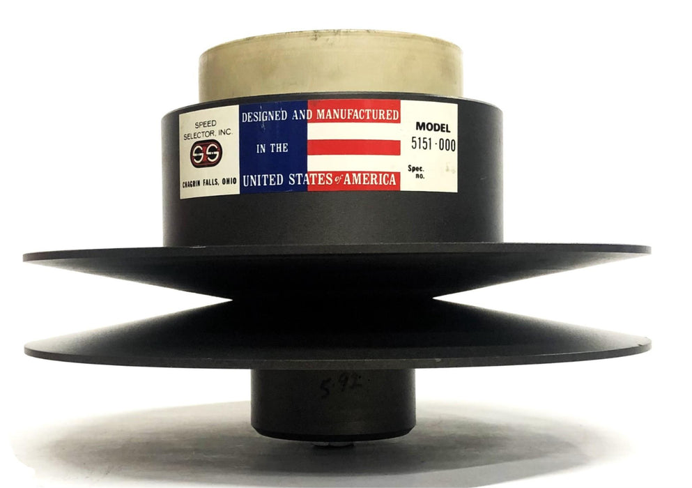Speed Selector Inc 0.88 Inch Bore Speed Pulley 5151-000 NOS