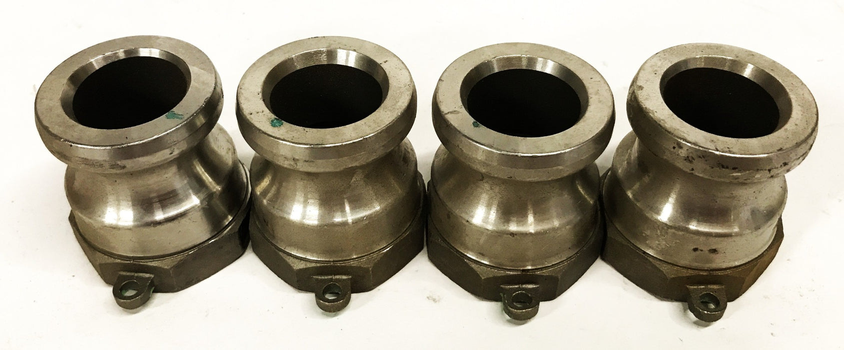 PT Coupling 1-1/2 inch FNPT x 1-1/4 Male Camlock Hose Fitting 12A [Lot of 4] NOS