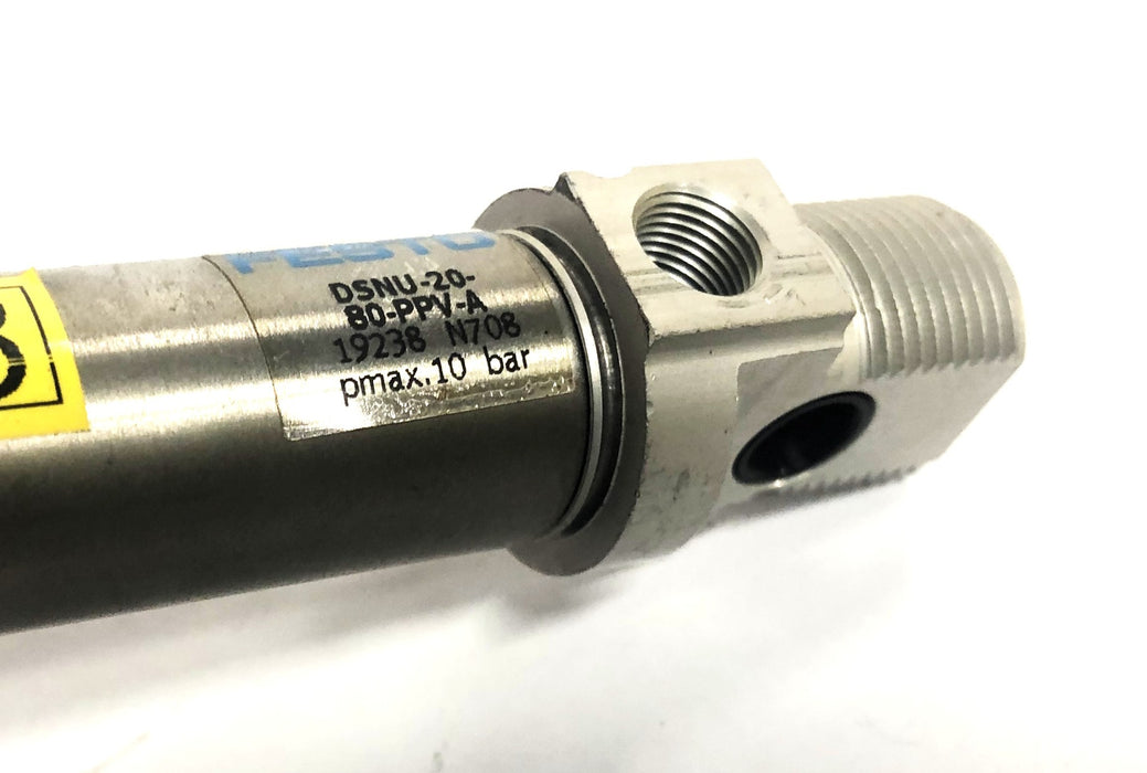 Festo 19238 N708 pmax.10bar Cylinder DSNU-20-80-PPV-A NOS