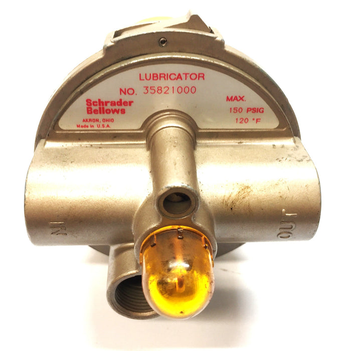 Schrader-Bellows 150 PSIG Lubricator 35821000 USED