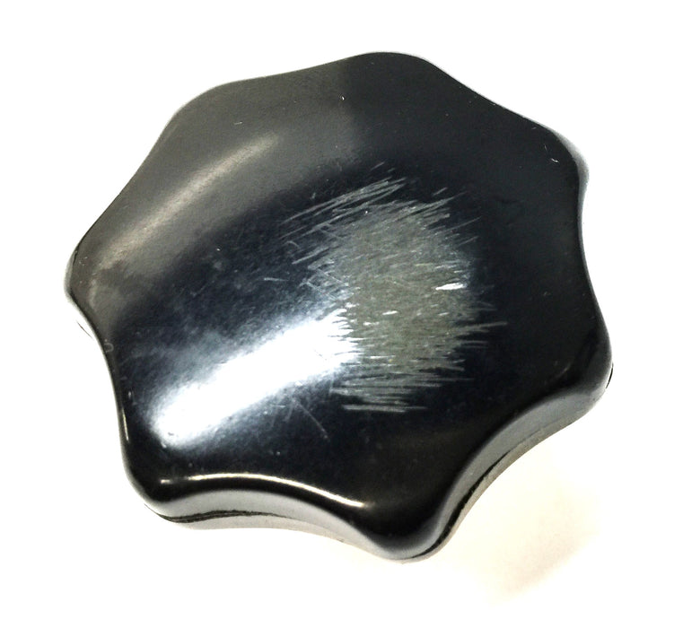 Unbranded 7-Point Plastic Black Star Knob with M8-1.25 Bore [Lot of 5] NOS