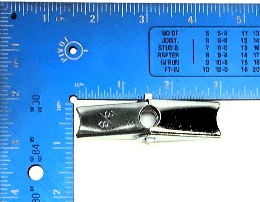 Unbranded 3/8" Toggle Wing Nut 3"OAL [Lot of 39] NOS
