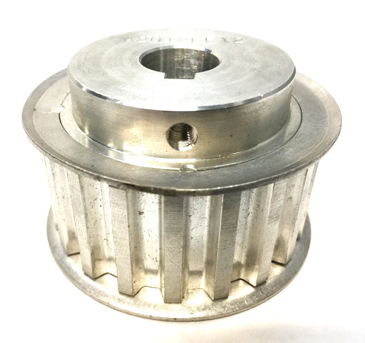 Unbranded 20-Tooth Aluminum 1" Belt Pulley w/.62" Keyway Bore A2012FF12 NOS