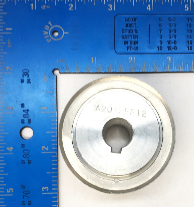 Unbranded 20-Tooth Aluminum 1" Belt Pulley w/.62" Keyway Bore A2012FF12 NOS