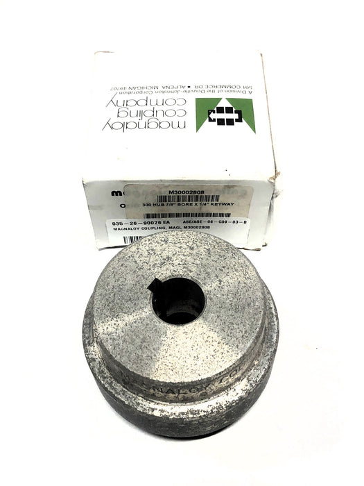 Magnaloy Coupling Hub 7/8 inch Bore x 1/4 inch Keyway M30002808 NOS