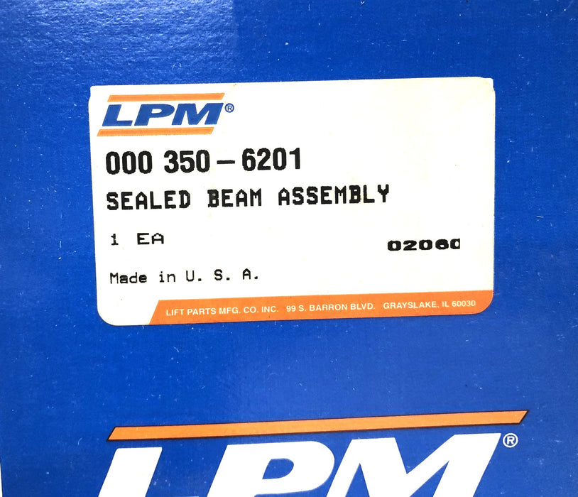 LPM Sealed Beam 350-6201 NOS