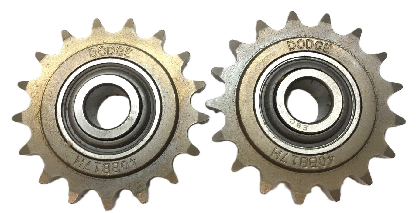 Baldor Dodge Idler Sprocket 40BB17H (102061) [Lot of 2] NOS