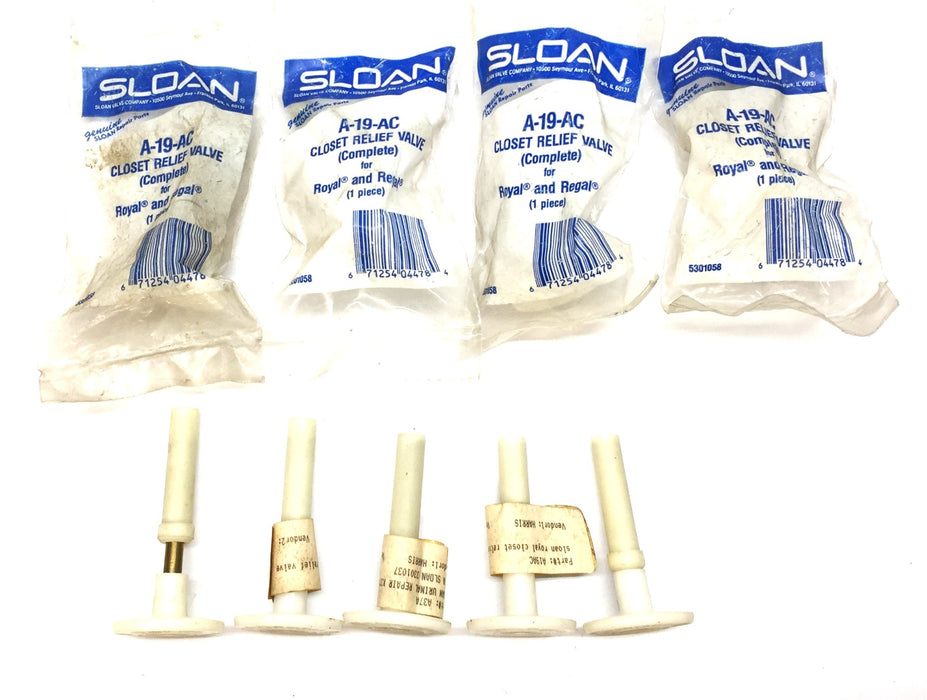 Sloan Closet Relief Valve A-19-AC [Lot of 9] NOS