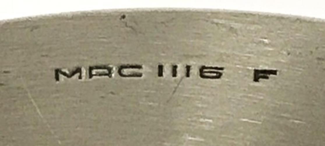 MRC 3-Piece Thrust Ball Bearing (No Box) 1116F NOS
