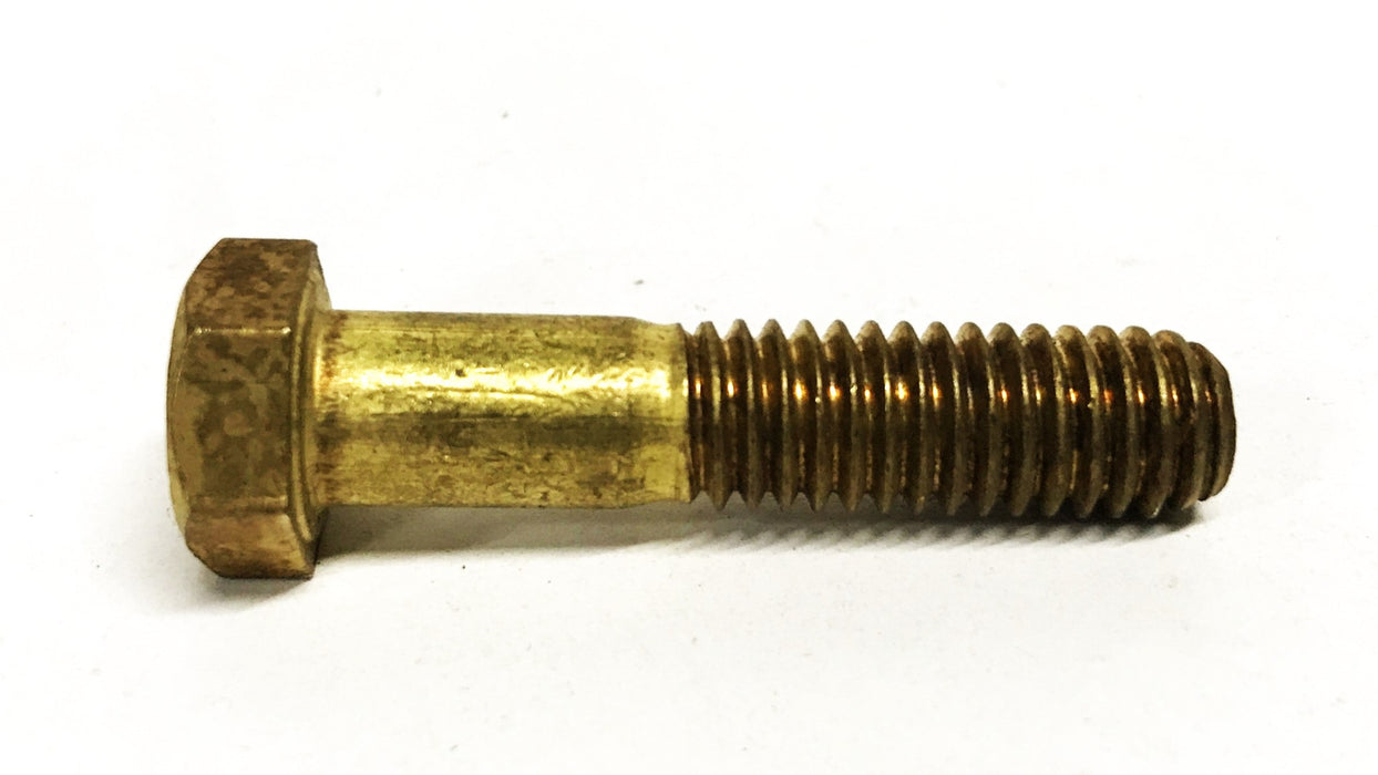 Unbranded Brass 3/8-16 x 1-3/4 inch Hex Head Bolt [Lot of 19] NOS