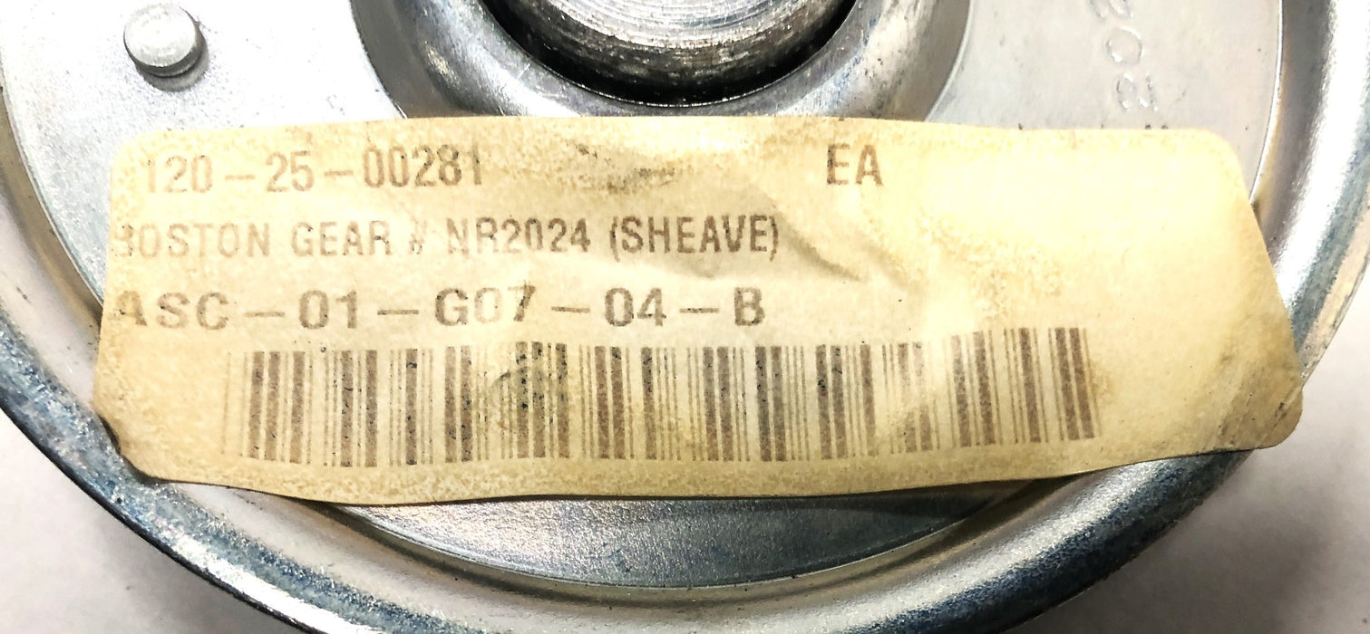 Boston Gear Ball Bearing Sheave NR2024 NOS
