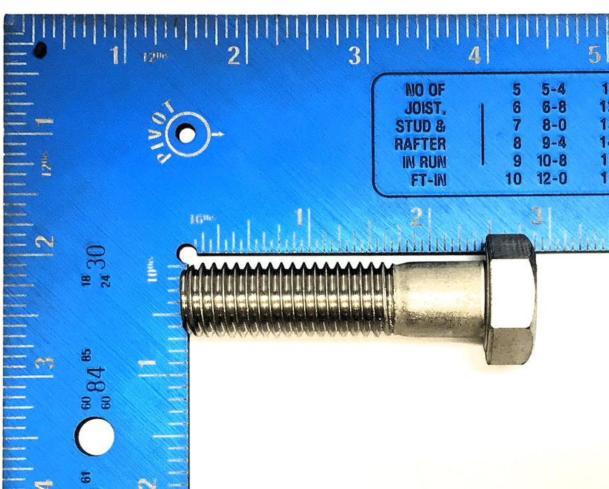 THE 5/8"-11 x 2-1/2" S30400 SS Hex Head Cap Screw [Lot of 15] NOS
