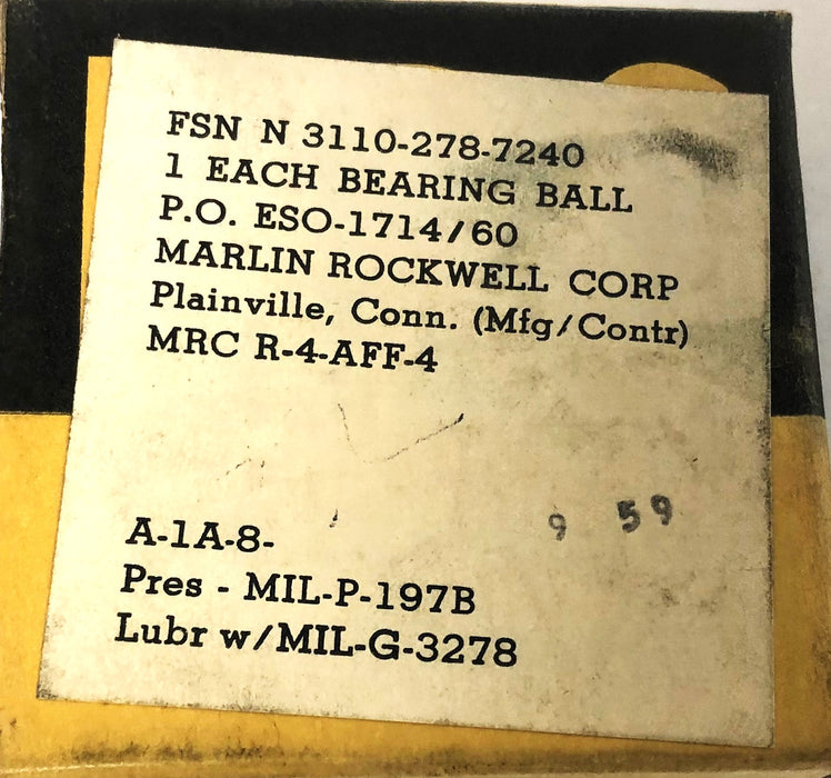 MRC Double Shielded Bearing R-4-AFF-4 [Lot of 2] NOS