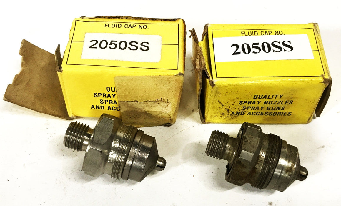Spraying Systems Co. Stray Tip Nozzle 2050SS [Lot of 2] NOS