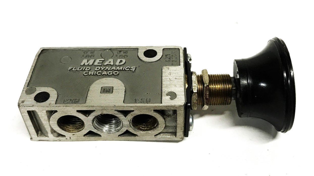 Mead Fluid Dynamics Palm Control Air Valve LTV-140 NOS