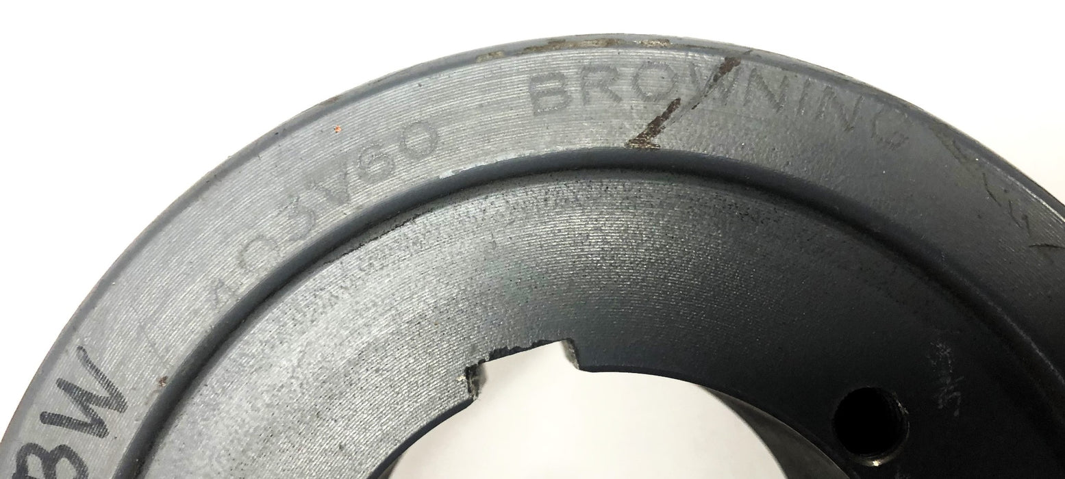 Browning 4 Groove V-Belt Pulley/Sheave 4Q3V60 NOS
