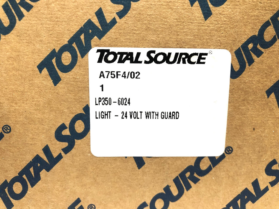 Total Source 24V Spotlight With Guard LP350-6024 NOS
