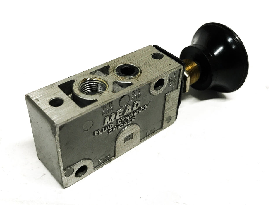 Mead Fluid Dynamics Palm Control Air Valve LTV-140 NOS