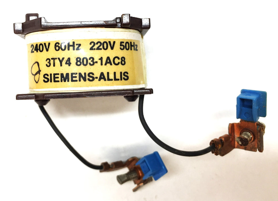 Siemens-Allis 240V/60Hz 220V/50Hz Coil 3TY4 803-1AC8 NOS