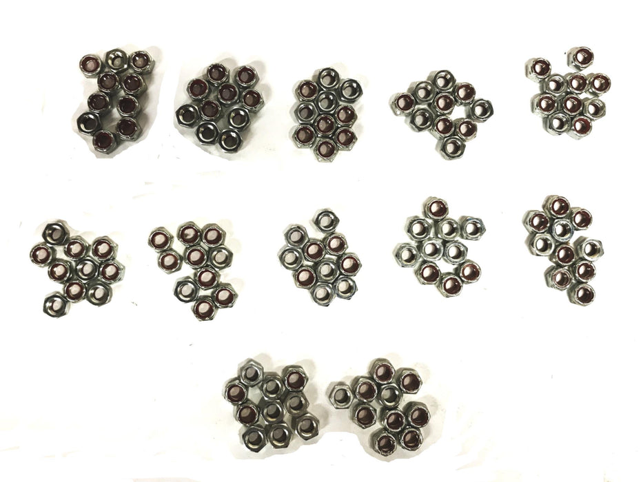 Unbranded 5/16-18 Nylon Insert Hex Head Lock Nuts [Lot of 120] NOS