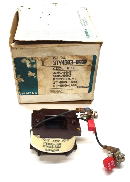 Siemens 460V/60Hz 380V/50Hz Coil 3TY4803-0AQ0 NOS