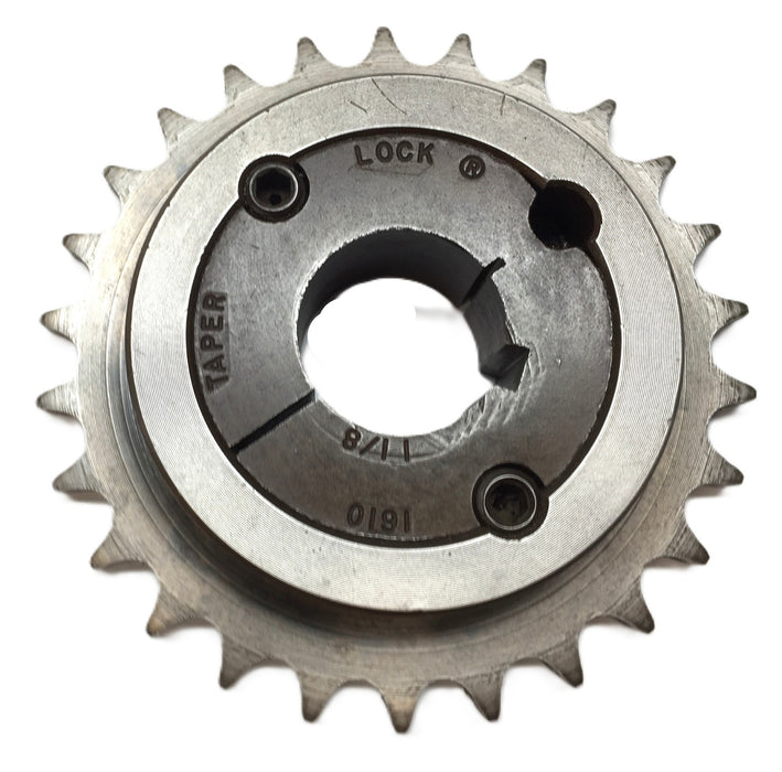 Browning Single-Roller Chain Sprocket 40TB26 with Taper-Lock Bushing(1-1/8) USED