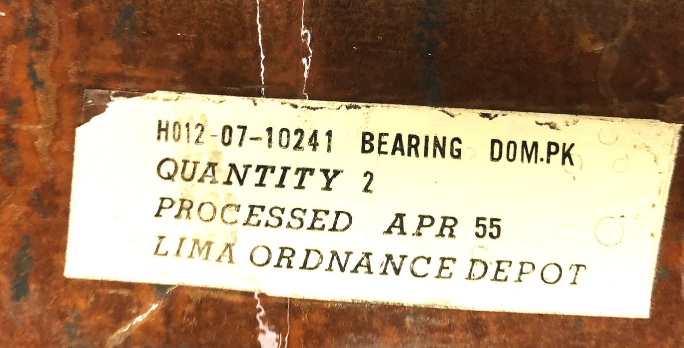 Unbranded Ball Bearing H012-07-10241 [Lot of 2] NOS