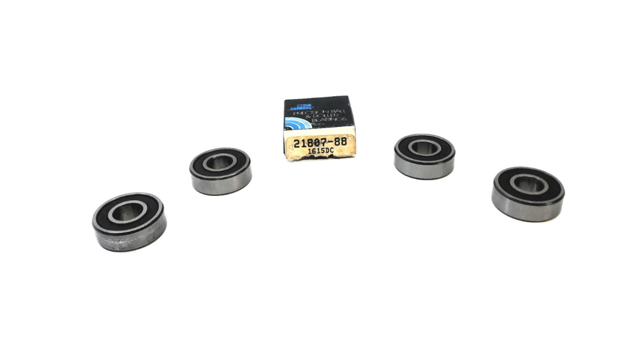 The General Rubber Sealed Ball Bearing 21807-88 (1615DC) [Lot of 4] NOS