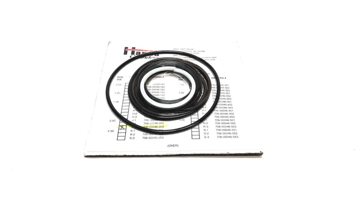 Hanna Cylinders Rod Seal Repair Kit 706-00046-203 NOS