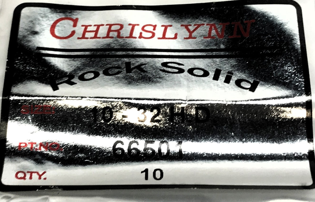 Chrislynn Pack of (10) 10-32 H.D Keylocking Threaded Inserts 66501 NOS