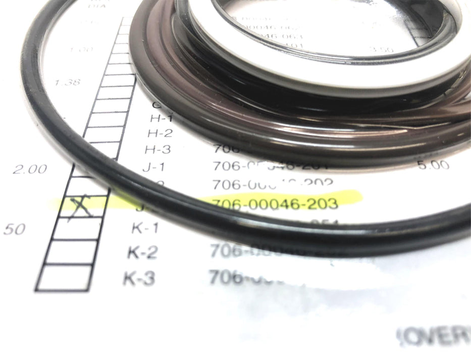 Hanna Cylinders Rod Seal Repair Kit 706-00046-203 NOS
