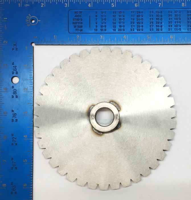 Hyde 6" x 3/4" Bore Stainless Steel Swooping Tooth Circular Blade [Lot of 2] NOS