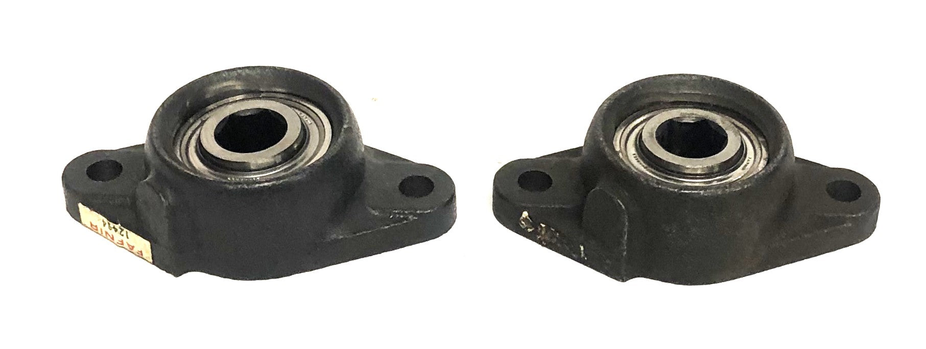 Fafnir Hex Bore Flange Mount Ball Bearing 12484 (204KRRBG) [Lot of 2] NOS